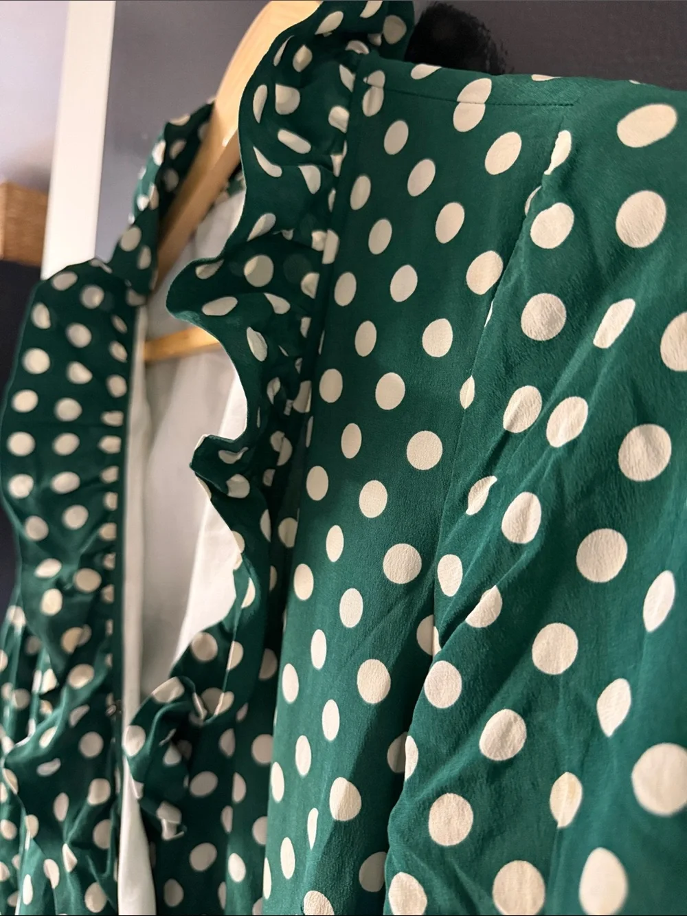 Kate Spade Daniella Polka Dot Silk Wrap Dress  $428